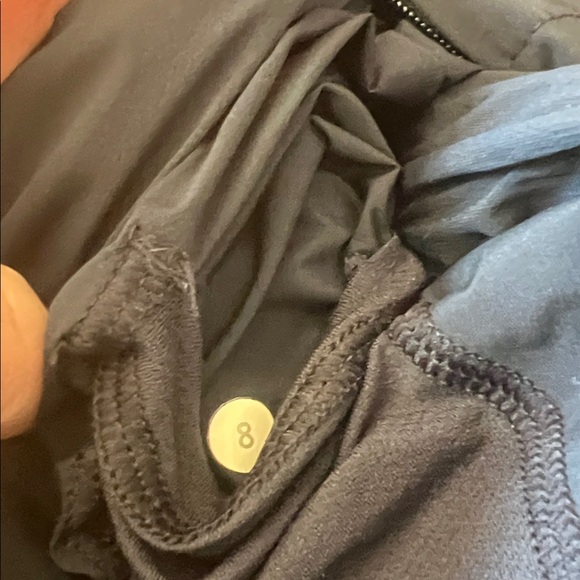 Lululemon Ladies Navy Quilted Puffer Vest - Zip Front - Picture 4 of 4